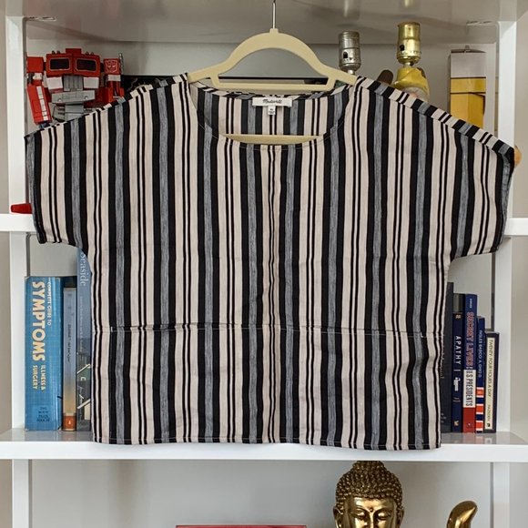 striped linen top - Picture 1 of 3